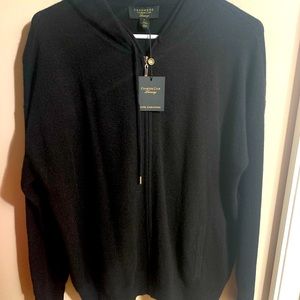 Black Cashmere Hoodie